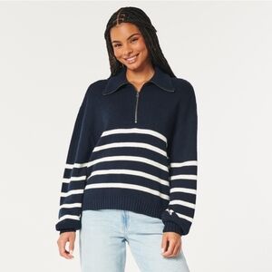 Hollister Quarter Zip Sweater